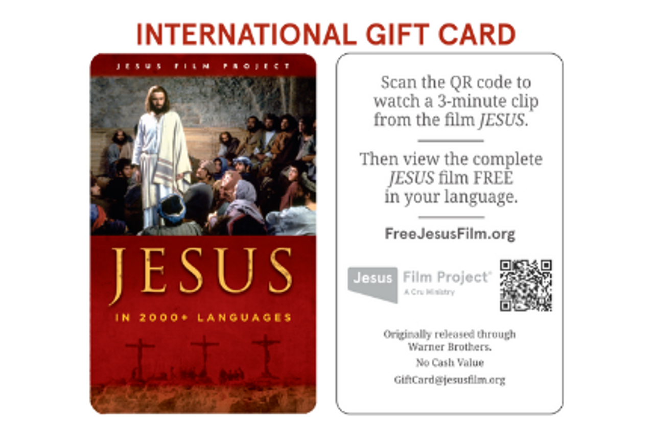 JESUS FILM CARDS